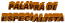 PALAVRA DE ESPECIALISTA